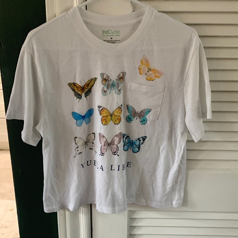Butterfly Crop Tee